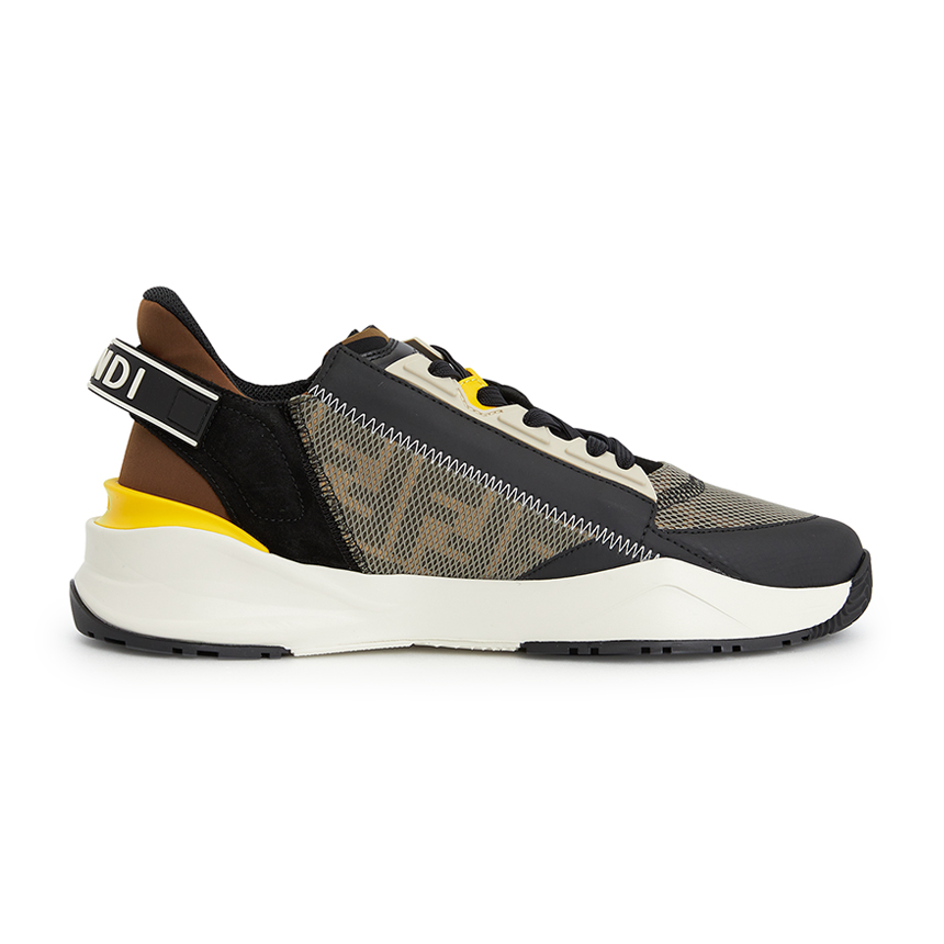 フェンディ メンズ スニーカー 7E1392 AQ6D F1R78 Fendi Flow Sneakers Fabric Blue | Fendi
