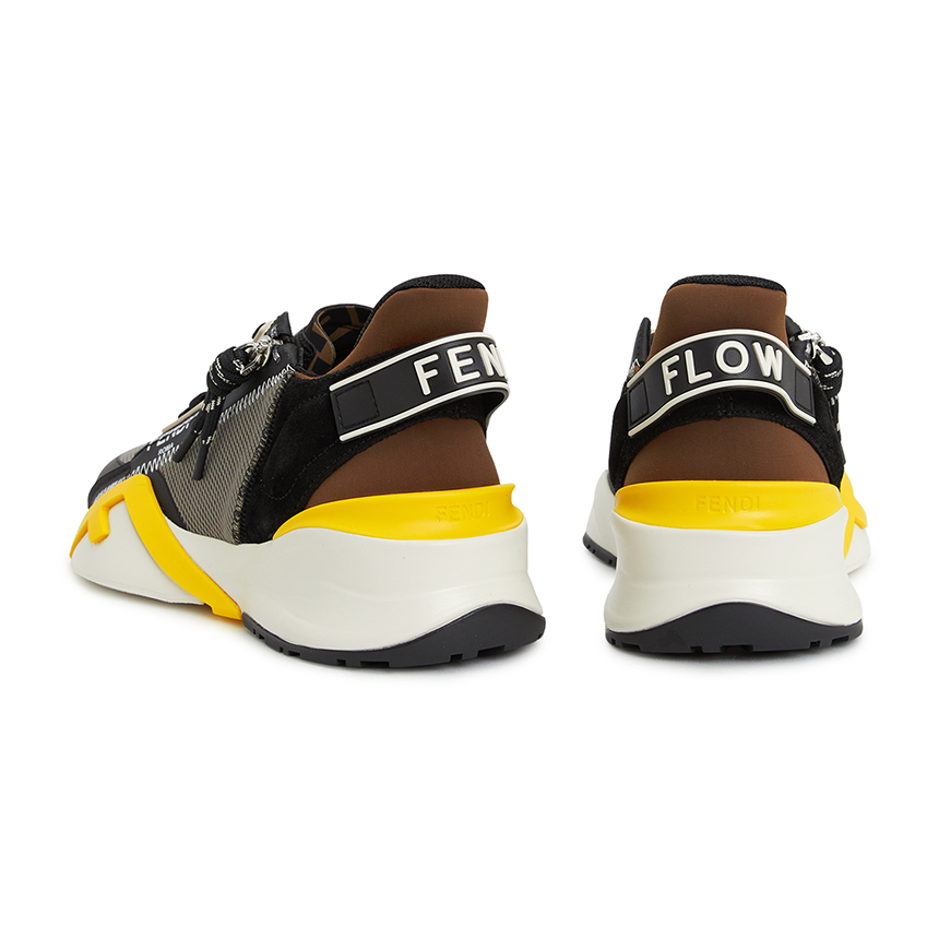 フェンディ メンズ スニーカー 7E1392 AQ6D F1R78 Fendi Flow Sneakers Fabric Blue | Fendi