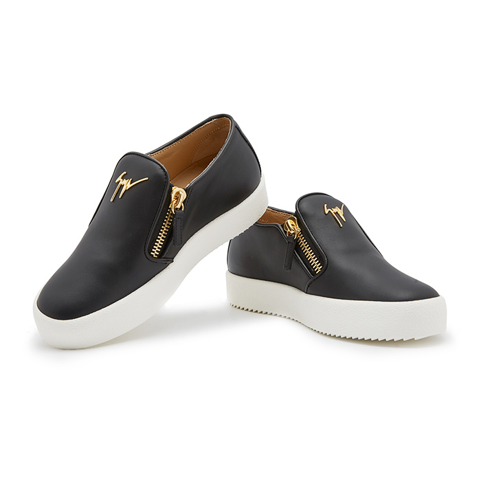쥬세페자노티(GIUSEPPE ZANOTTI) 메이런던 여자 더블지퍼 스니커즈 RW70006 001 NERO