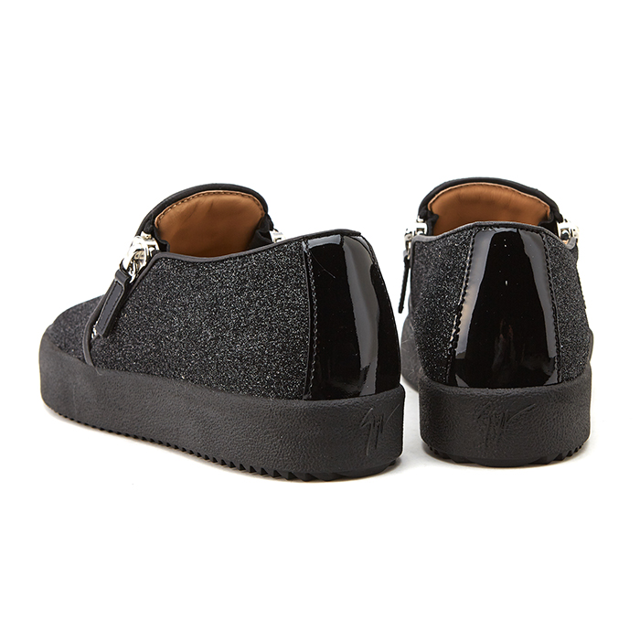 쥬세페자노티(GIUSEPPE ZANOTTI) 메이런던 여자 더블지퍼 스니커즈 RW70008 001 NERO