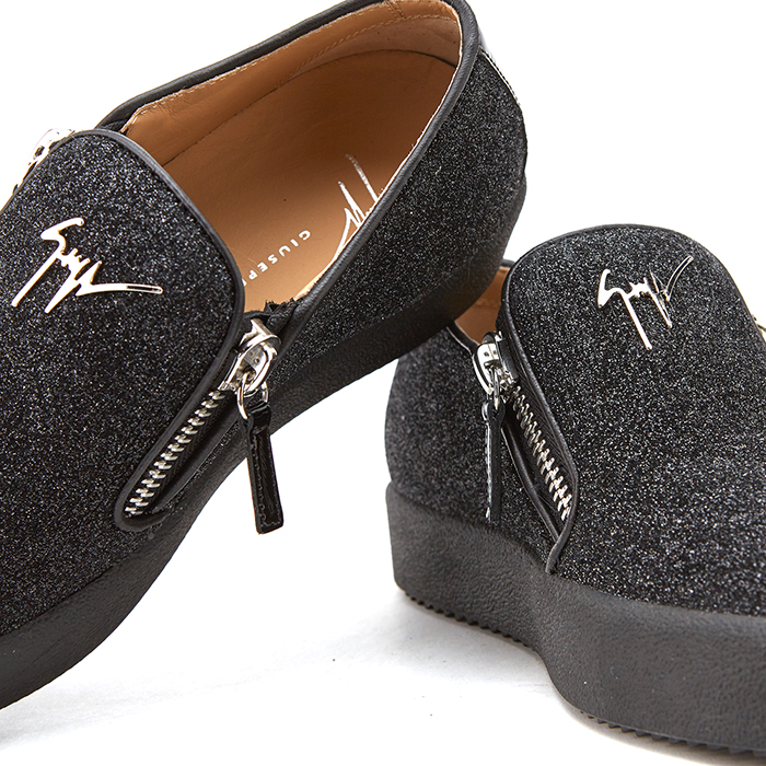 쥬세페자노티(GIUSEPPE ZANOTTI) 메이런던 여자 더블지퍼 스니커즈 RW70008 001 NERO