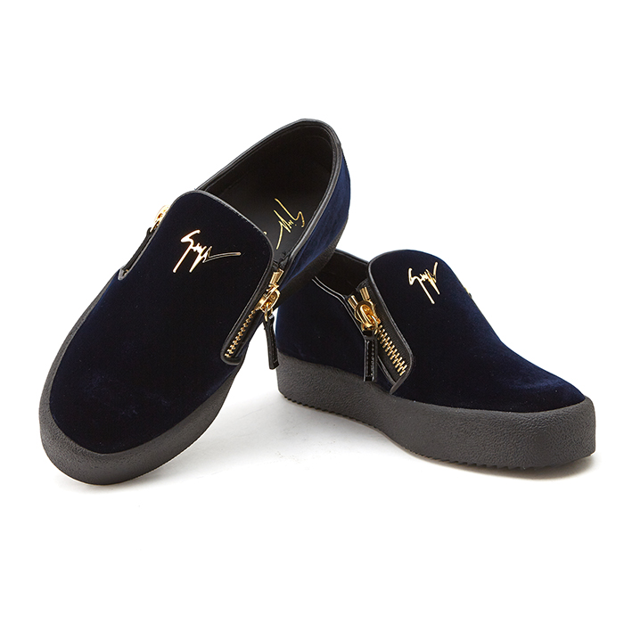 쥬세페자노티(GIUSEPPE ZANOTTI) 메이런던 여자 더블지퍼 스니커즈 RW70008 003 NAVY