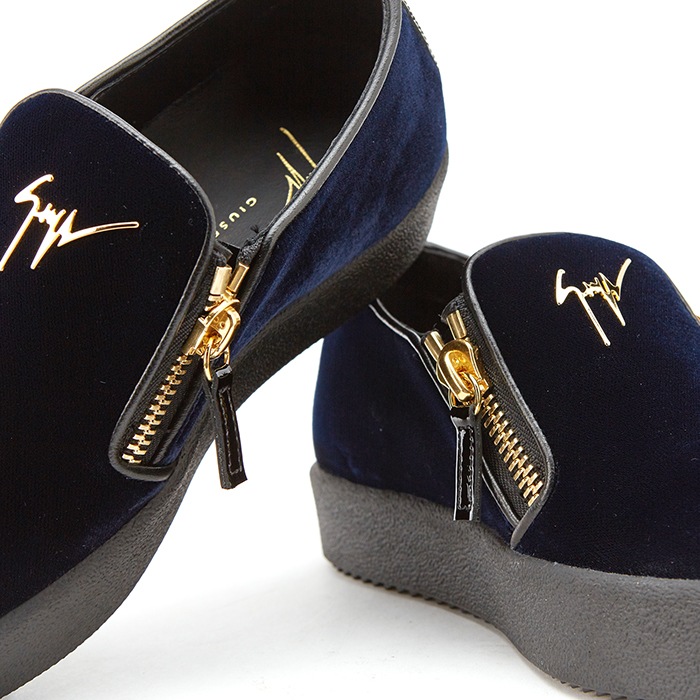 쥬세페자노티(GIUSEPPE ZANOTTI) 메이런던 여자 더블지퍼 스니커즈 RW70008 003 NAVY