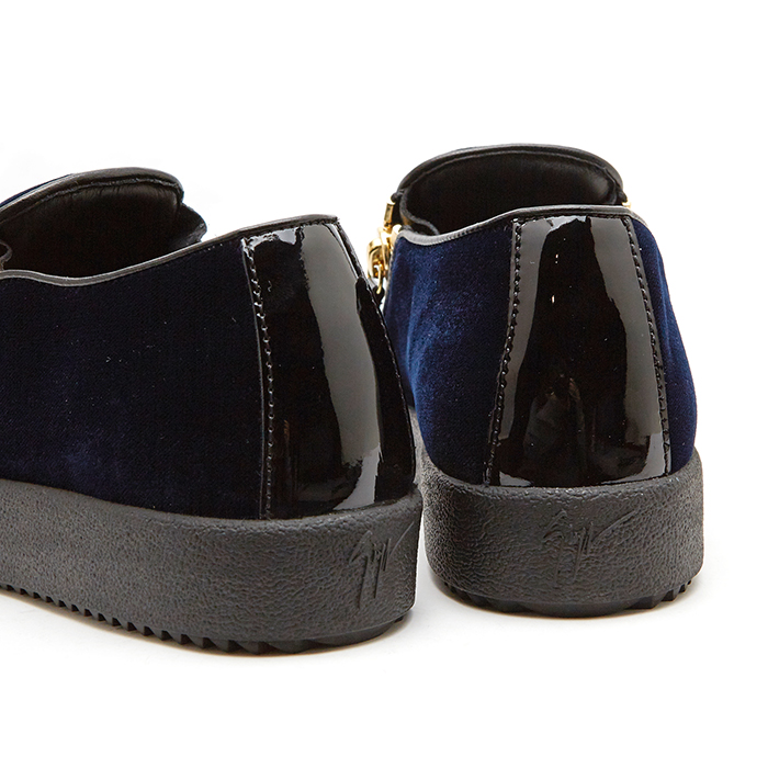 쥬세페자노티(GIUSEPPE ZANOTTI) 메이런던 여자 더블지퍼 스니커즈 RW70008 003 NAVY