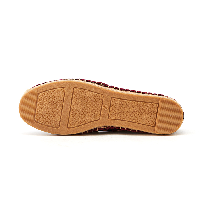 토리버치(TORYBURCH) 로고 체인 에스파듀 여자 벨벳 스니커즈 40847 636
