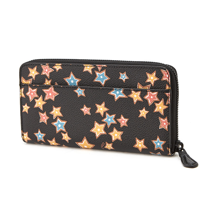코치(COACH) 스타라이트 프린트 여자 장지갑 87201 MWBLKMW BLACK MULTI