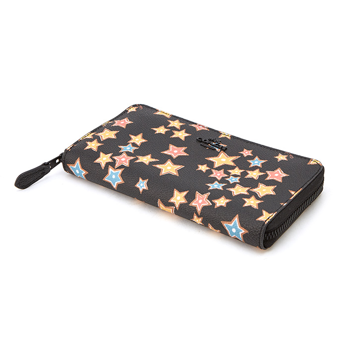 코치(COACH) 스타라이트 프린트 여자 장지갑 87201 MWBLKMW BLACK MULTI