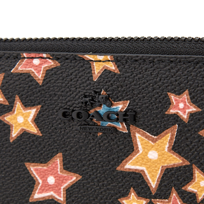 코치(COACH) 스타라이트 프린트 여자 장지갑 87201 MWBLKMW BLACK MULTI