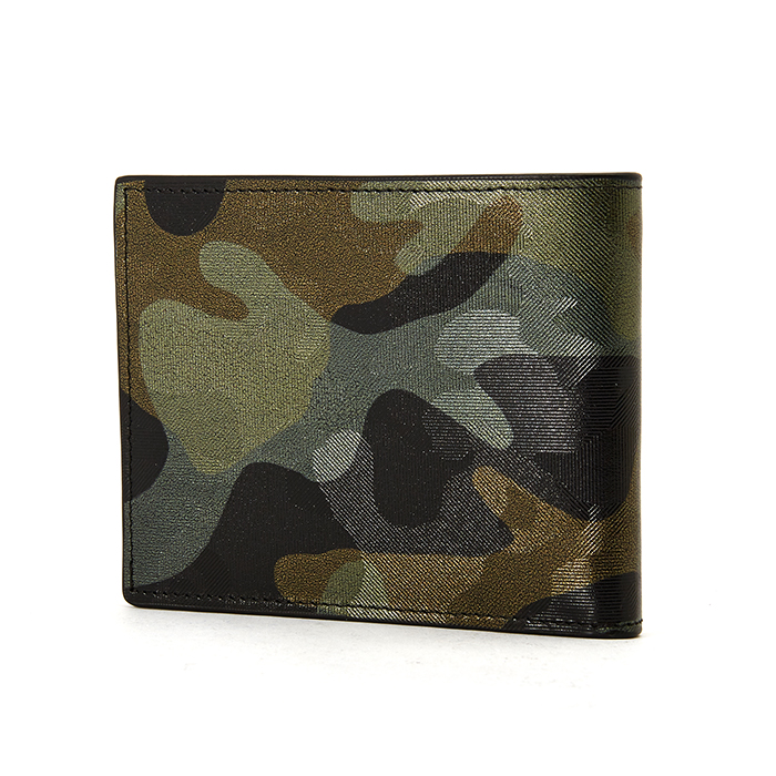 쥬세페자노티(GIUSEPPE ZANOTTI) 카모 홀로그램 남자 반지갑 IAU7008 004 MILITARE