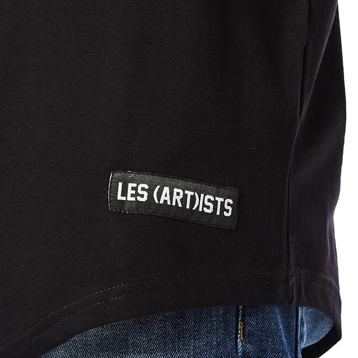 레스아티스트(LES ARTISTS) 퍽 유 남자 라운드 긴팔티셔츠 LA05TML85 BLACK