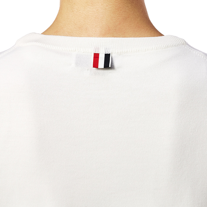 톰브라운(THOM BROWNE) 남자 울 니트 MKA099A 02408 100_17F