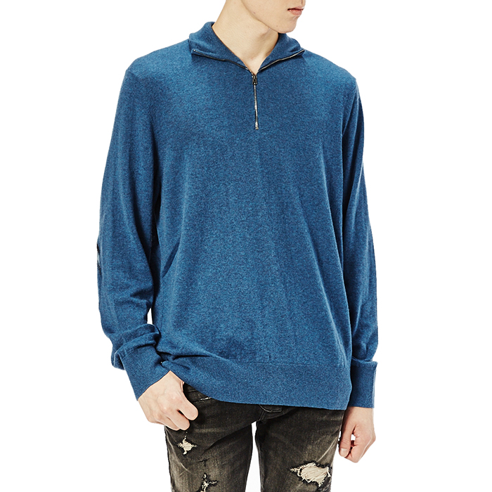 버버리(BURBERRY) 지퍼 반집업 남자 니트 RAWLINS 4059378 40930