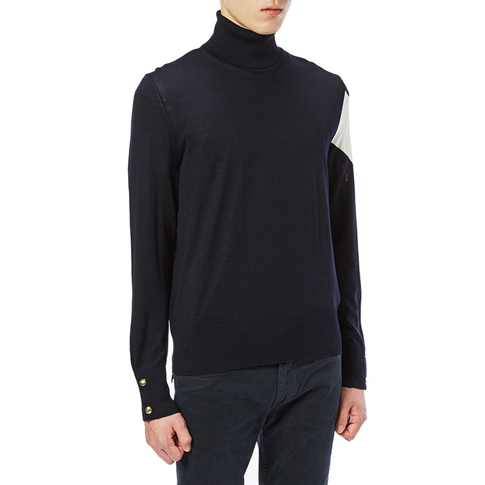 몽클레어(MONCLER) 감마블루 남자 울 니트 9224500 979AC 742