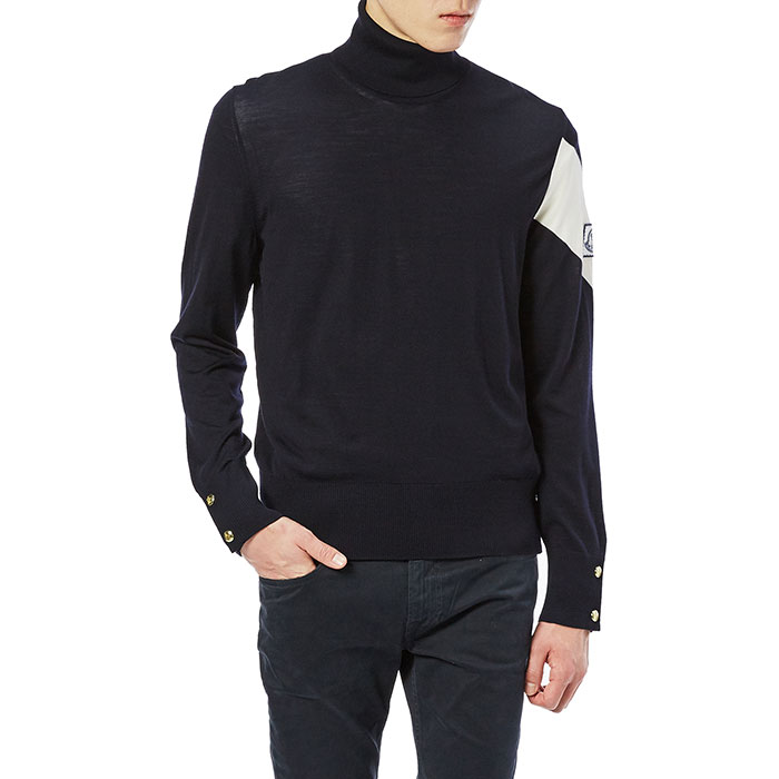 몽클레어(MONCLER) 감마블루 남자 울 니트 9224500 979AC 742