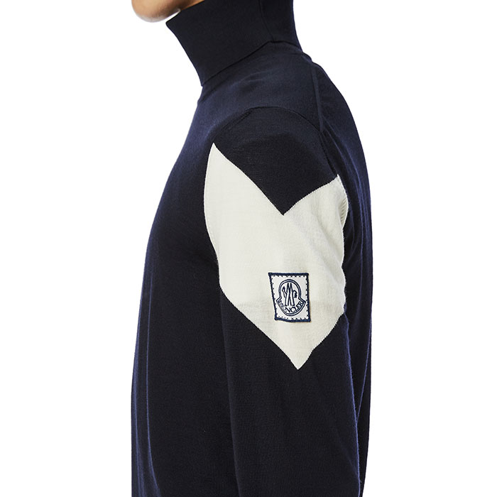 몽클레어(MONCLER) 감마블루 남자 울 니트 9224500 979AC 742