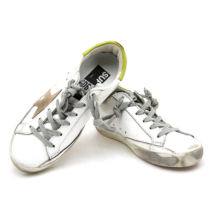 골든구스(GOLDEN GOOSE) 빈티지 슈퍼스타 로우 여자 스니커즈 G30WS590 F99