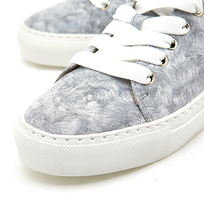 미나패리카(MINNAPARIKKA) 버니 로우탑 여자 스니커즈 TAILSNEAKS39 GREY FUR