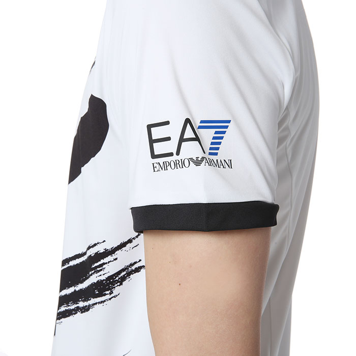 EA7(EA7) 남자 반팔티셔츠 사선 3YPT76 PJ88Z 1100