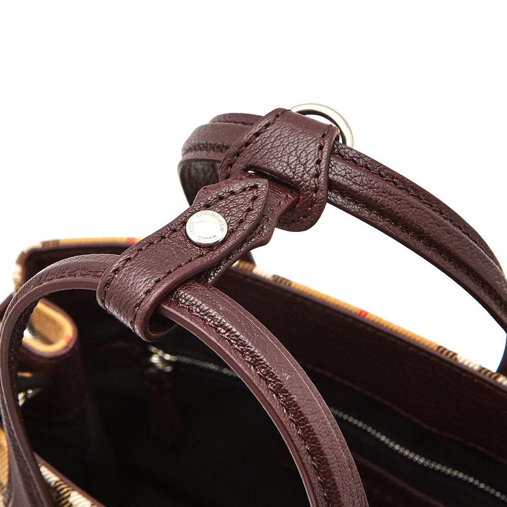 버버리(BURBERRY) 스몰 빈티지 체크 배너 여자 토트겸숄더백 SM BANNER 4076950
