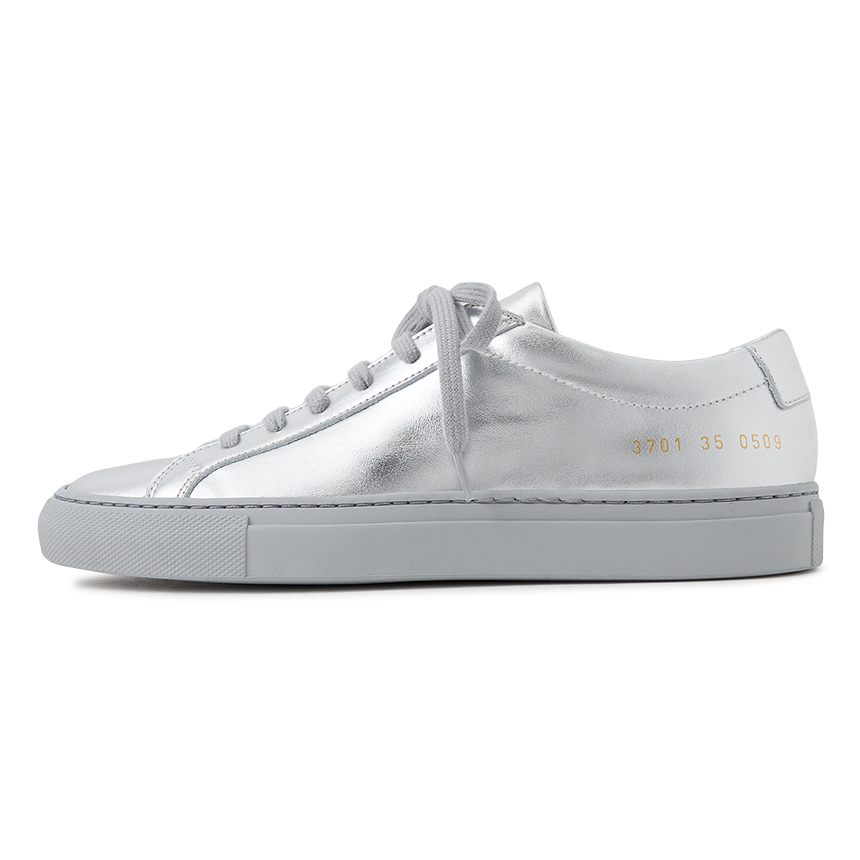 커먼프로젝트(COMMON PROJECTS) 오리지널 아킬레스 로우 여자 스니커즈 3701 0509 SILVER