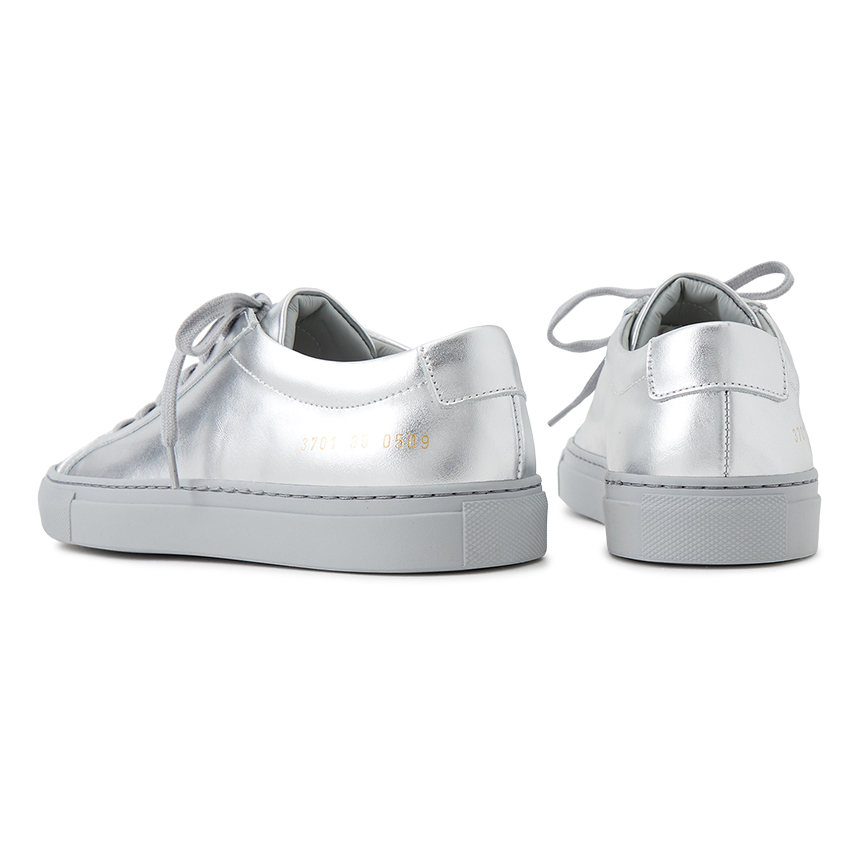 커먼프로젝트(COMMON PROJECTS) 오리지널 아킬레스 로우 여자 스니커즈 3701 0509 SILVER