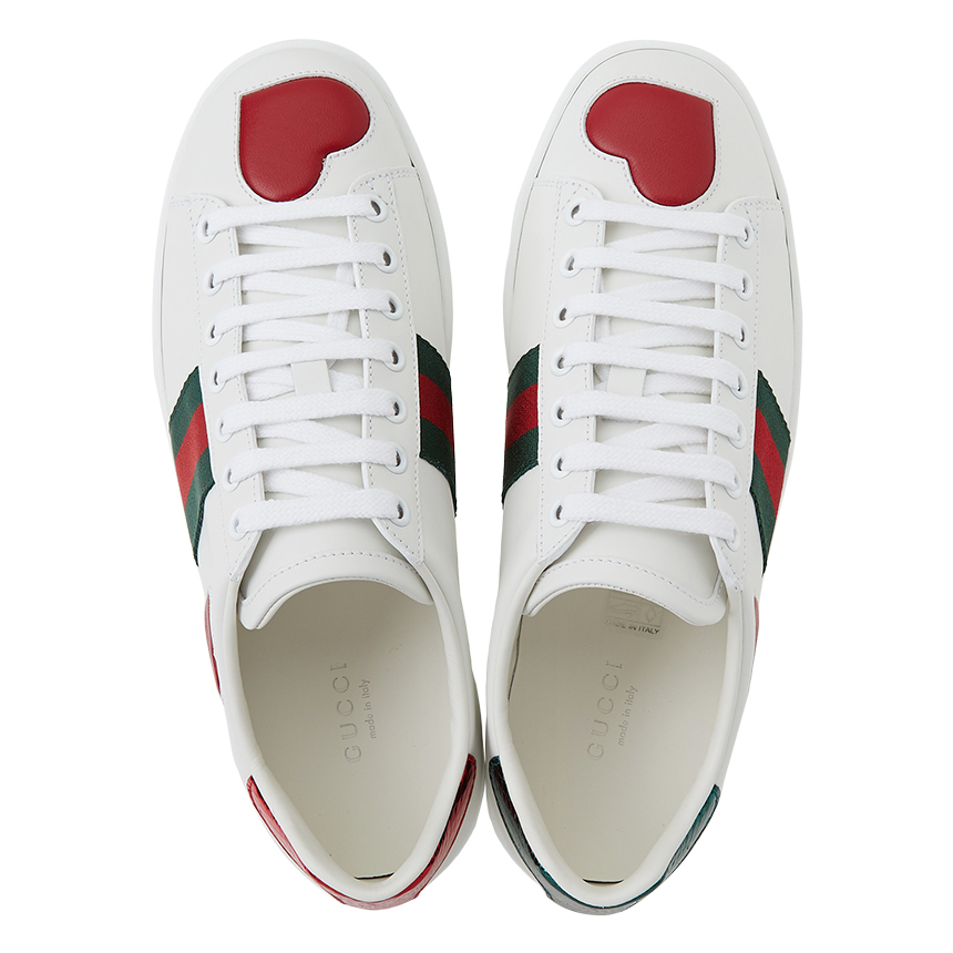 구찌(GUCCI) 하트 에이스 여자 스니커즈 435638 A38M0 9074