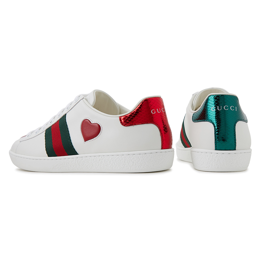 구찌(GUCCI) 하트 에이스 여자 스니커즈 435638 A38M0 9074