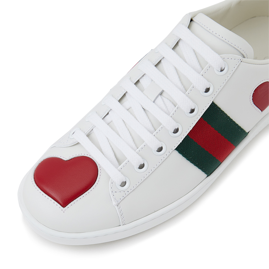 구찌(GUCCI) 하트 에이스 여자 스니커즈 435638 A38M0 9074