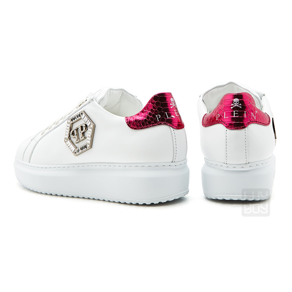 필립플레인(PHILIPP PLEIN) 크리스탈 로고 여자 스니커즈 WSC0877 PLE075N 01