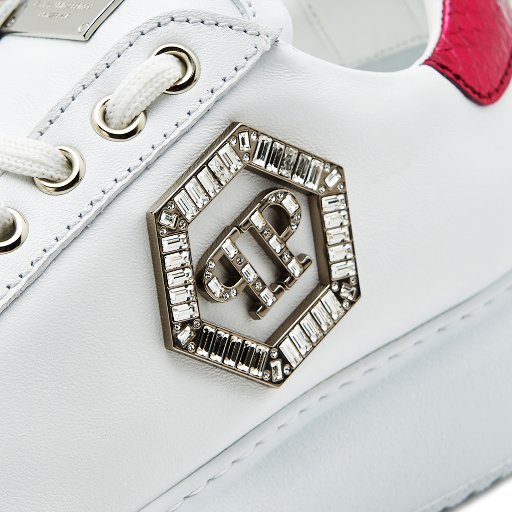 필립플레인(PHILIPP PLEIN) 크리스탈 로고 여자 스니커즈 WSC0877 PLE075N 01