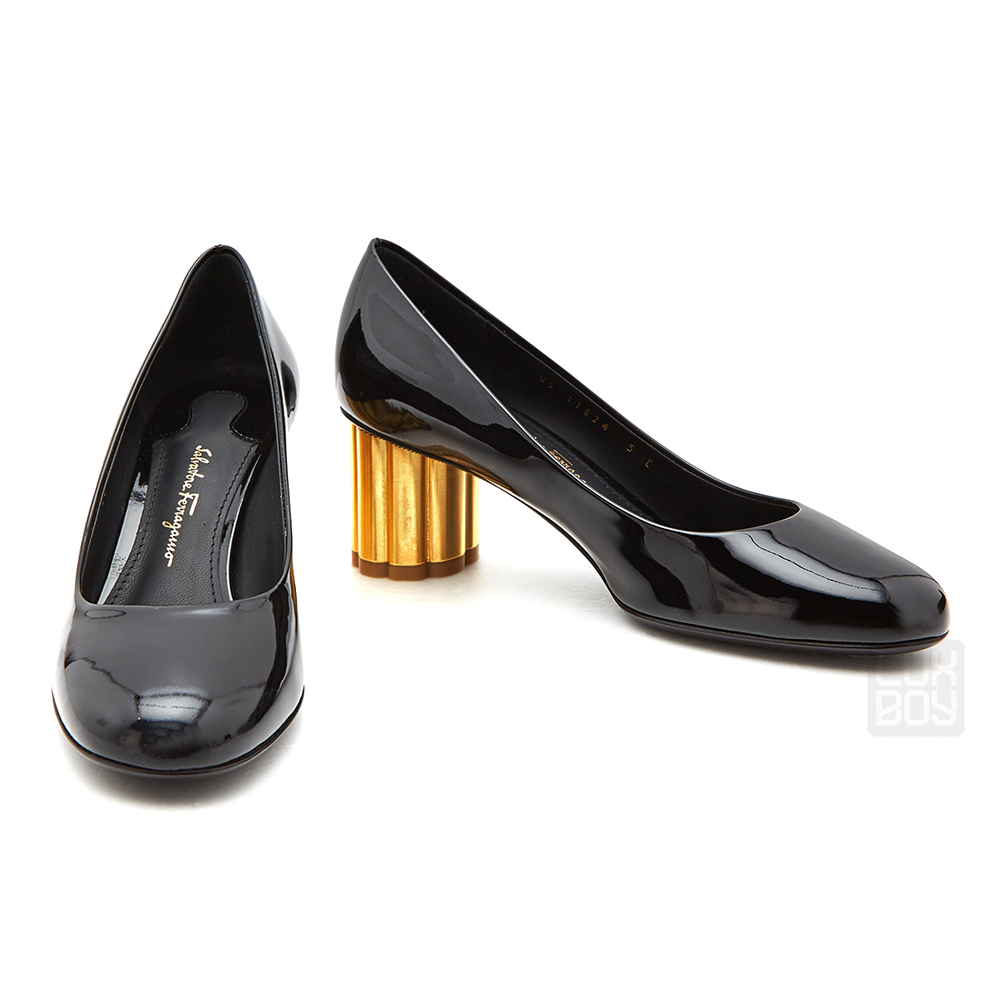 페라가모(FERRAGAMO) 루카 여자 펌프스 LUCCA55 5.5CM NERO 0672733