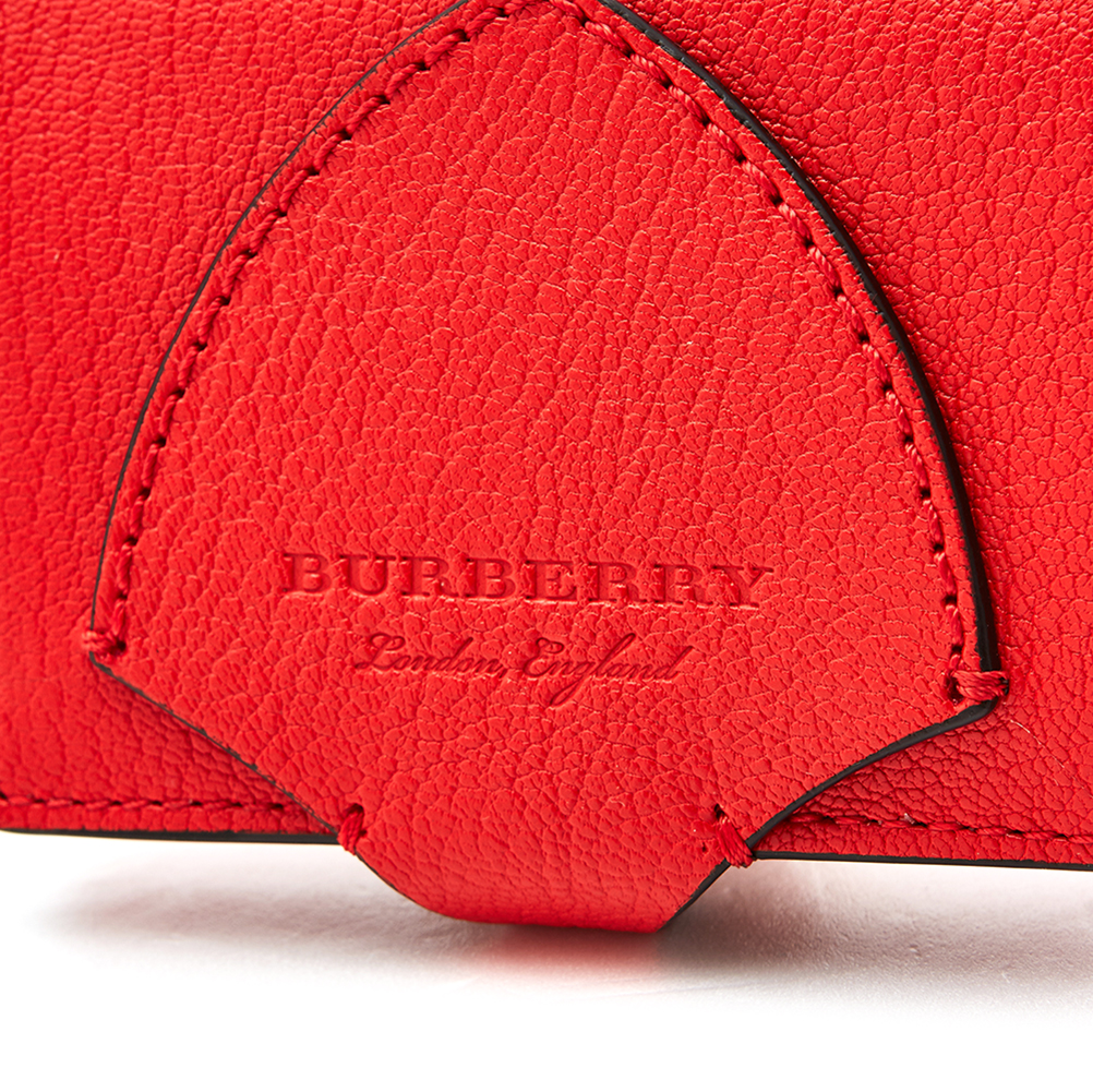 버버리(BURBERRY) 이퀘스트리안 쉴드 투톤 여자 반지갑 SM HARLOW 4074990