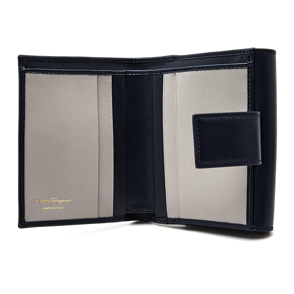 페라가모(FERRAGAMO) 간치니 여자 반지갑 22 C844 NAVY 0695900
