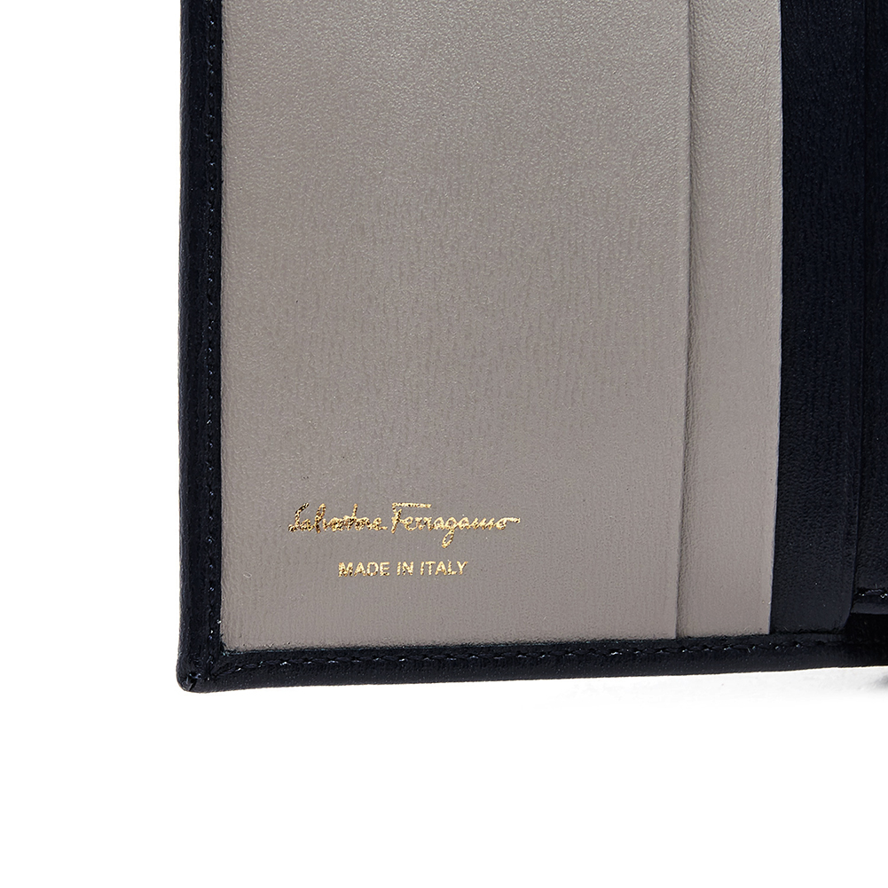 페라가모(FERRAGAMO) 간치니 여자 반지갑 22 C844 NAVY 0695900