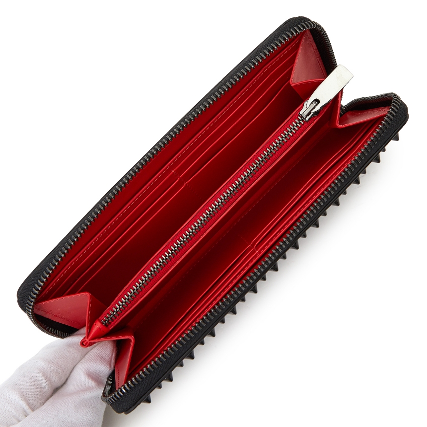 크리스찬루부탱(CHRISTIAN LOUBOUTIN) 파네토네 스터드 여자 장지갑 1185059 CM53