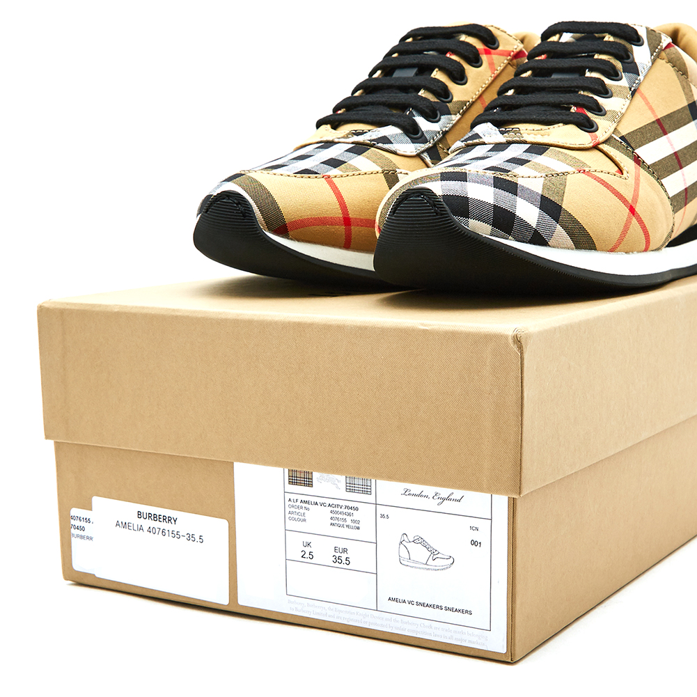 버버리(BURBERRY) 빈티지 체크 남자 스니커즈 AMELIA 4076155_M