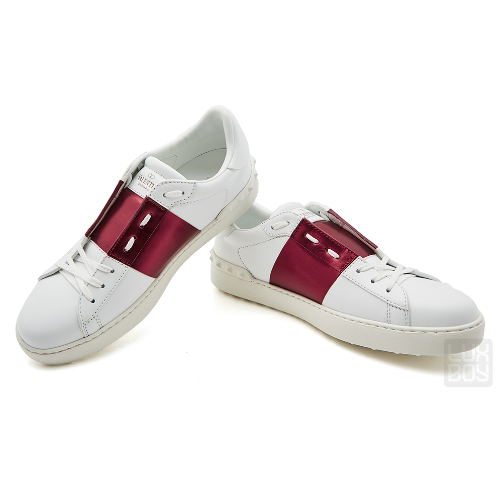 발렌티노(VALENTINO) 히든 오픈 메탈릭 남자 스니커즈 QY2S0830FLR 28W