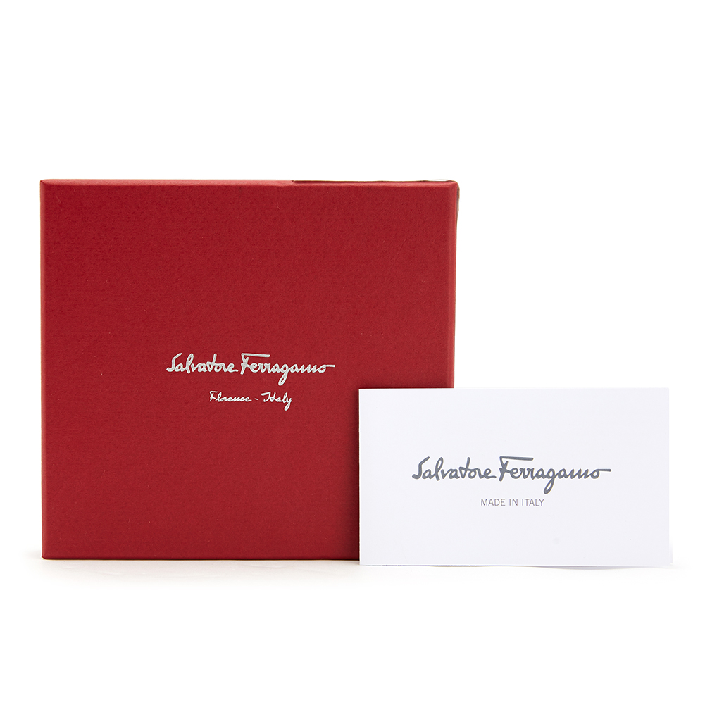 페라가모(FERRAGAMO) 더블 간치니 남자 반지갑 66 A063 NERO 0685956_00JL