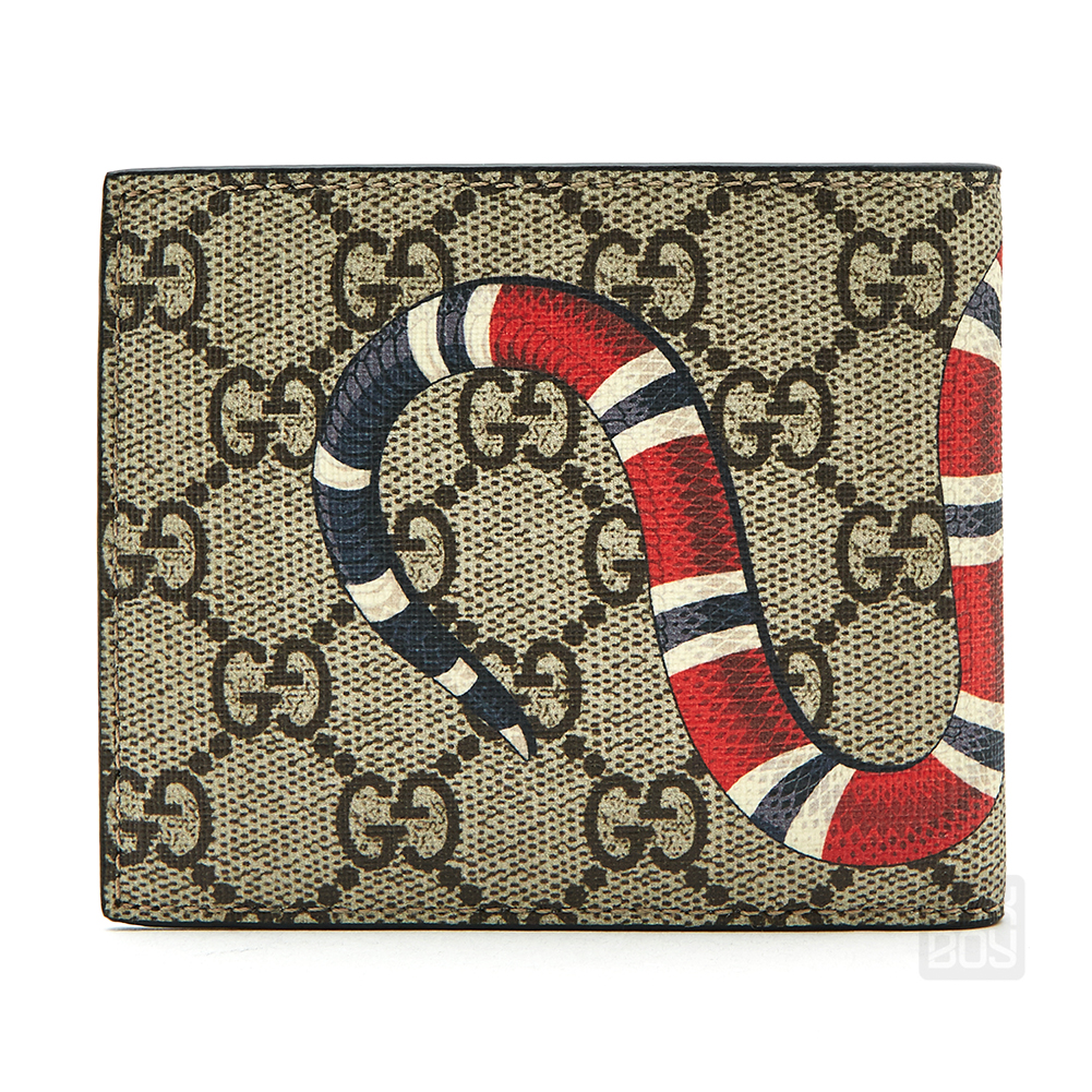 구찌(GUCCI) 킹스네이크 GG 슈프림 남자 반지갑 451268 K551N 8666