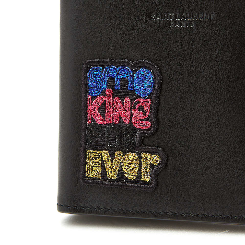 생로랑(SAINT LAURENT PARIS) 스모킹 포에버 남자 반지갑 361320 0VG46 1077