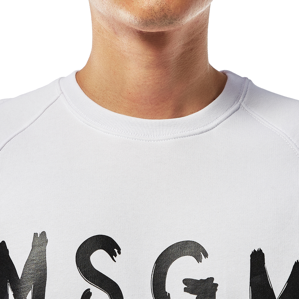 엠에스지엠(MSGM) 로고 남자 긴팔 기모 맨투맨 티셔츠 2540MM104 184799 01