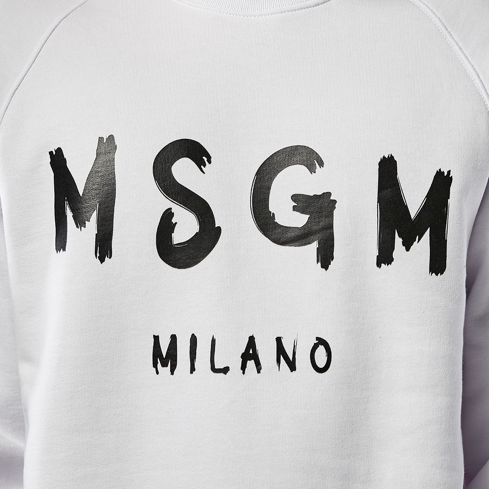 엠에스지엠(MSGM) 로고 남자 긴팔 기모 맨투맨 티셔츠 2540MM104 184799 01