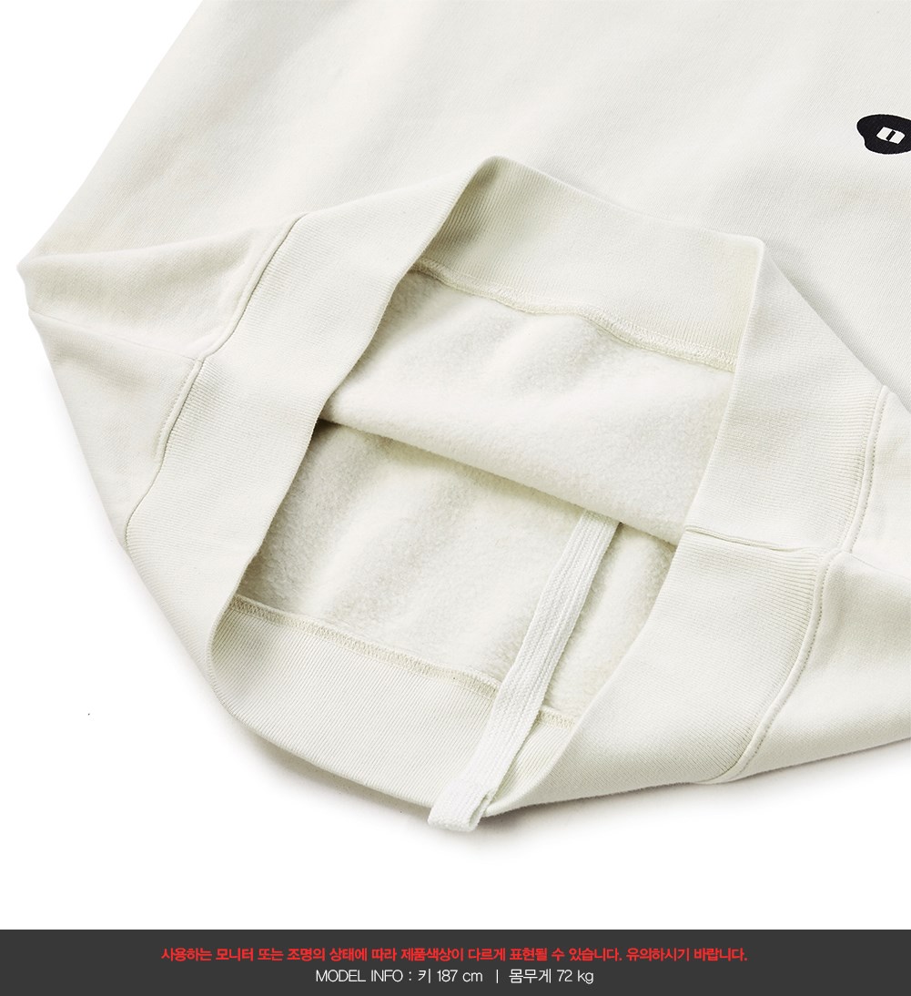 오프화이트(OFF WHITE) 스프레이 남자 긴팔 기모 맨투맨 티셔츠 OMBA025E 18192027 0188