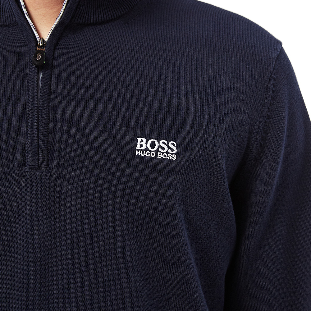 보스(BOSS) 남자 반집업 긴팔티셔츠 50388255 410