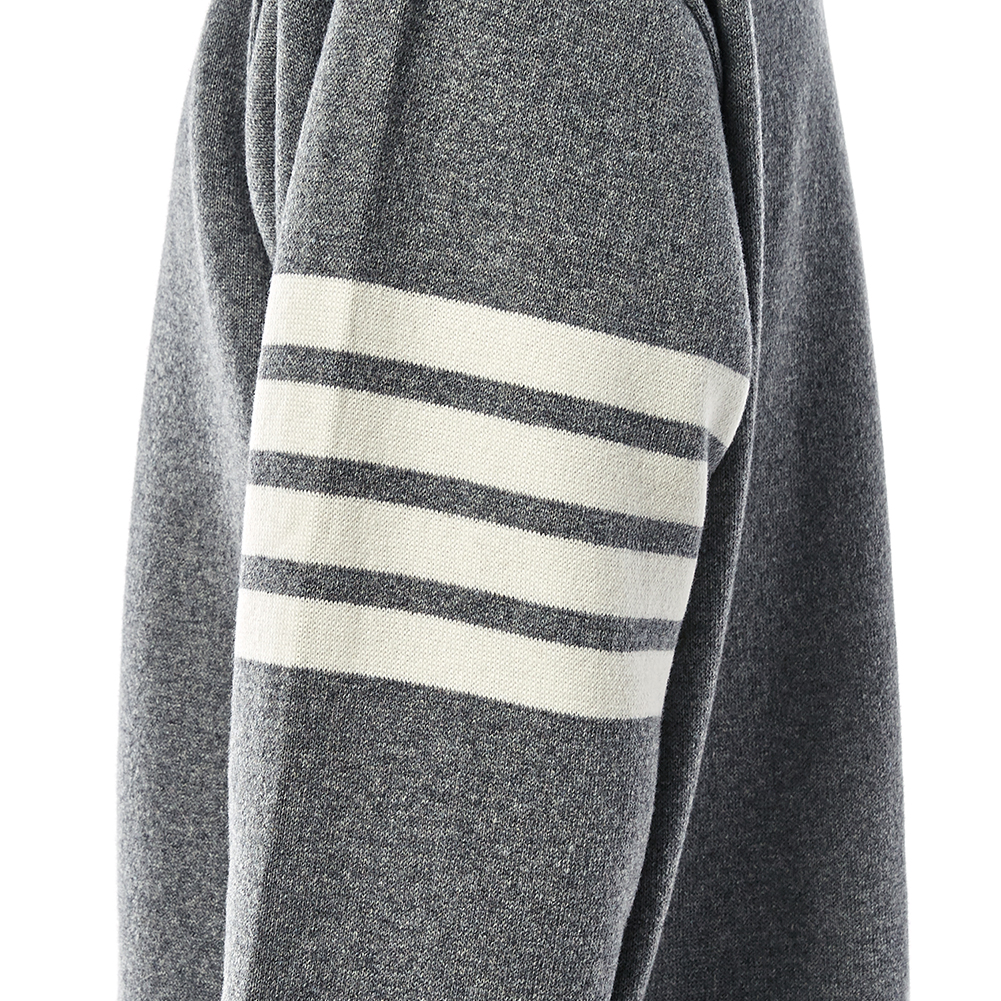 톰브라운(THOM BROWNE) 사선 완장 남자 캐시미어 니트 MJT111A 03884 035