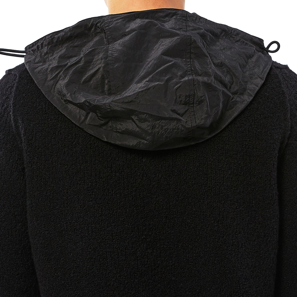 스톤아일랜드(STONE ISLAND) 와펜 반집업 남자 울 니트 6915557B3 V0029