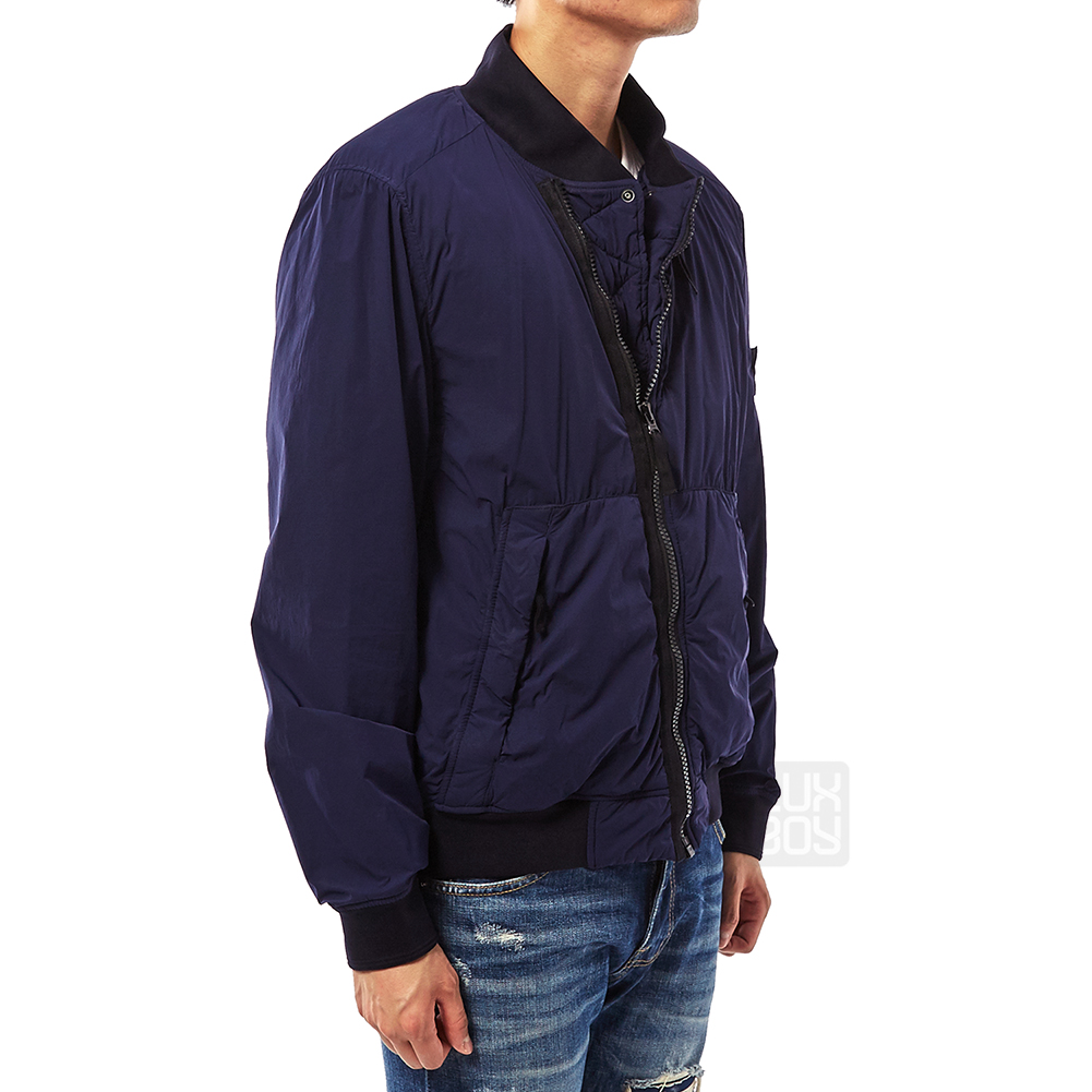 스톤아일랜드(STONE ISLAND) 와펜 컴포트 테크 컴포지트 남자 보머 자켓 691543428 V0026