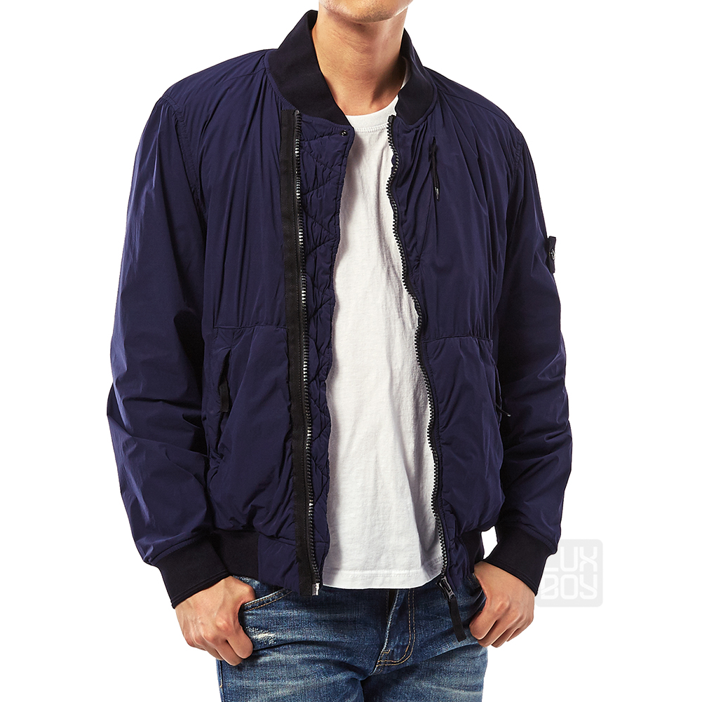 스톤아일랜드(STONE ISLAND) 와펜 컴포트 테크 컴포지트 남자 보머 자켓 691543428 V0026