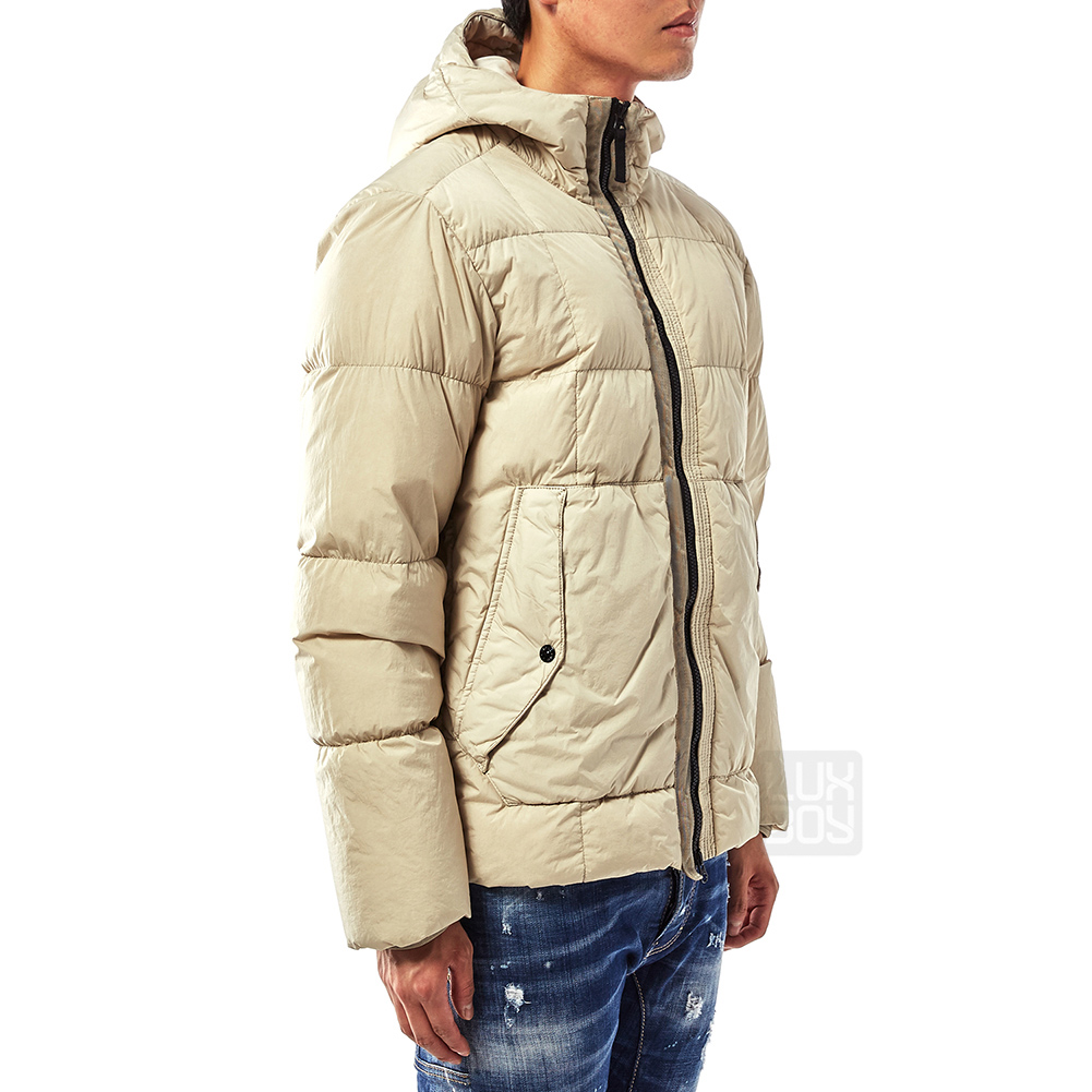 스톤아일랜드(STONE ISLAND) 와펜 크링클랩스 남자 패딩 점퍼 691541223 V0090