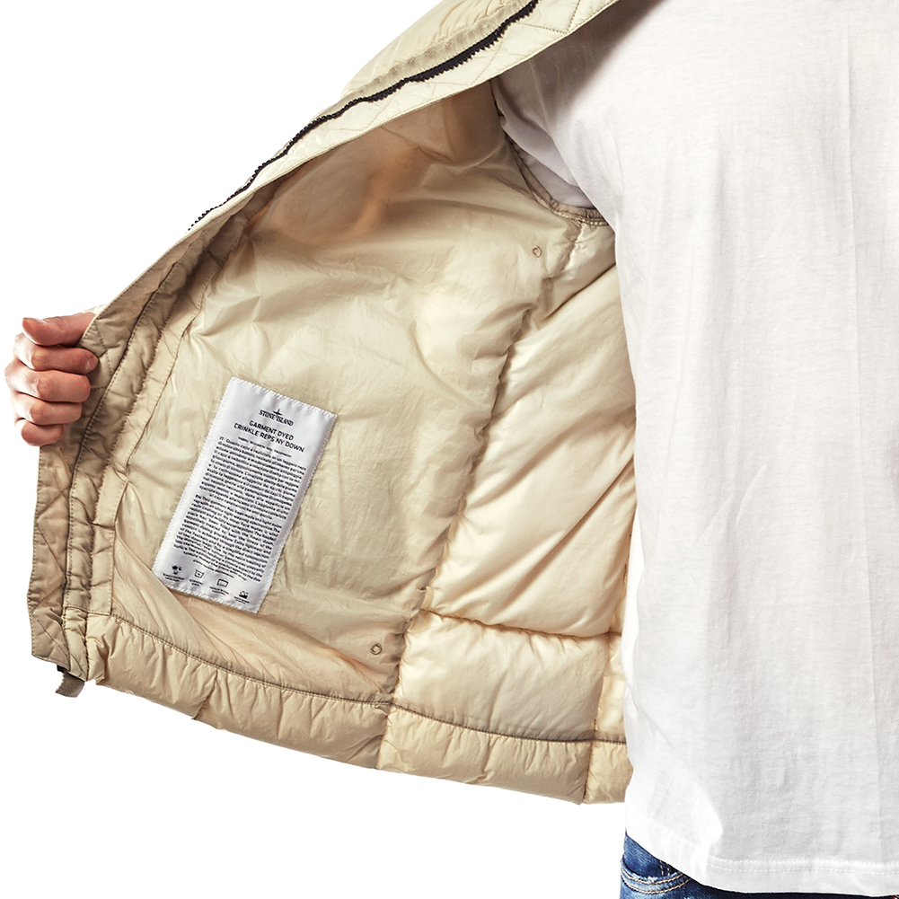 스톤아일랜드(STONE ISLAND) 와펜 크링클랩스 남자 패딩 점퍼 691541223 V0090